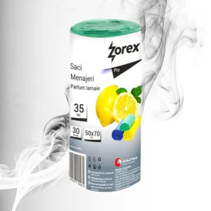 Zorex Pro Saci Menajeri Verzi Parfum Lamaie 35L/30buc /50